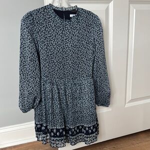 Charming Navy Blue Kids Dress
